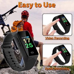64GB Mini Video Camera,1080P HD Portable Mini Nanny Video Camera Loop Video Body Recorder for Home,Office for Outdoor