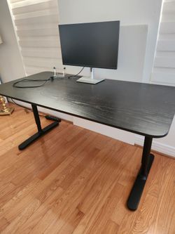 Bekant desk.  Ikea desk.