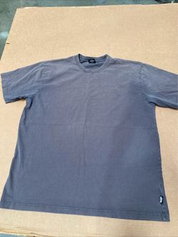 Stussy Shirt Men’s SZ XL Everyday Plain Gray Lazy Tee Japan