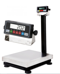 Prime PS-B800 16"x20" 800 lbs x 0.05 lbs Bench Scale with Stainless Steel Platter