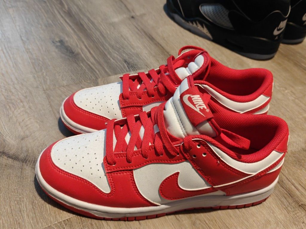 Nike Dunks Red And White