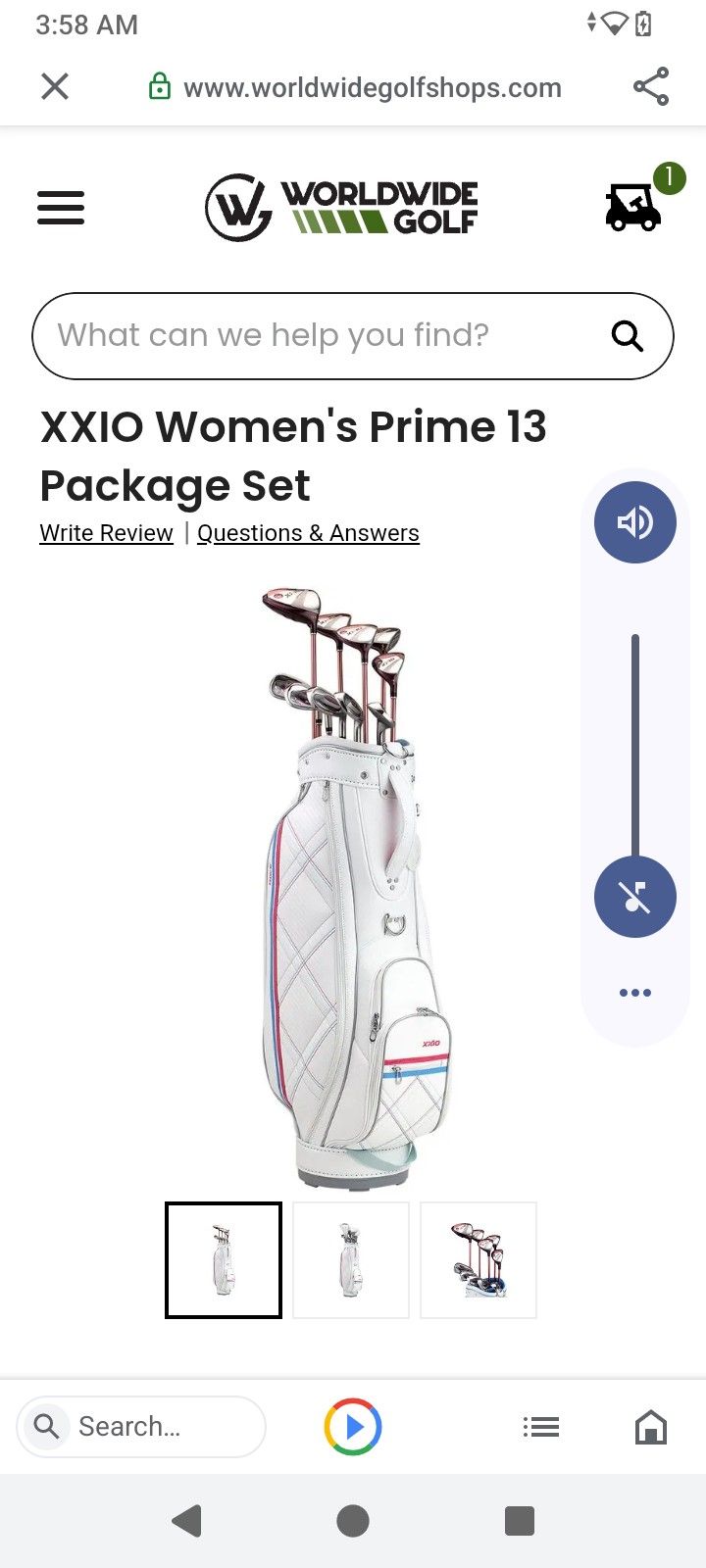 XXIO Women's Golf Clubs Set