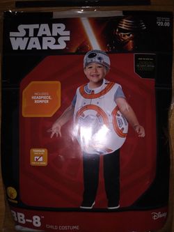 Star Wars BB-8 toddler costume 2t- 3t