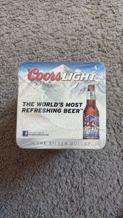 100 beer coasters COORS The World’s Most Refreshing Beer SEALED