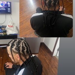 Cornrows With Design