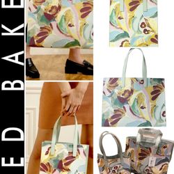 Ted baker NWT mother’s DAY THE"SAND DUNE" POWER DUO Mini-Me" 2 Set tote bags