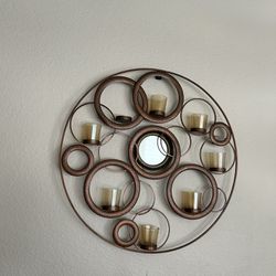 Candle Holder Mirror
