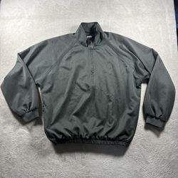 Vintage Ashworth 90s Jacket Men’s L Green Full Zip Windbreaker Bomber USA #1270