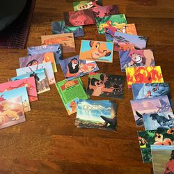 Disney collector cards - Aladdin and Lion King