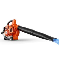 25.4CC Gas Leaf Blower Handheld Light Blower 432CFM 180MPH 2- Cycle Ergonomic Low Vibration and Cruise Control Powerful Gas Powered Blowers for Lawn Y