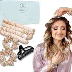 Heatless Hair Curler Set Mulberry Silk No Heat Curlers