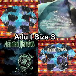 Disney Haunted Mansion Madame Leota Tie Dye Spirit Jersey Glow in the Dark Small