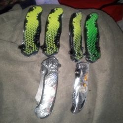 Pocket Knives $5 Each or all For 20