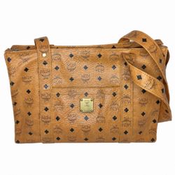 Large MCM Coated Canvas Tote Bag