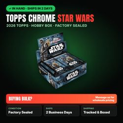2026 Topps Chrome Star Wars Hobby Box