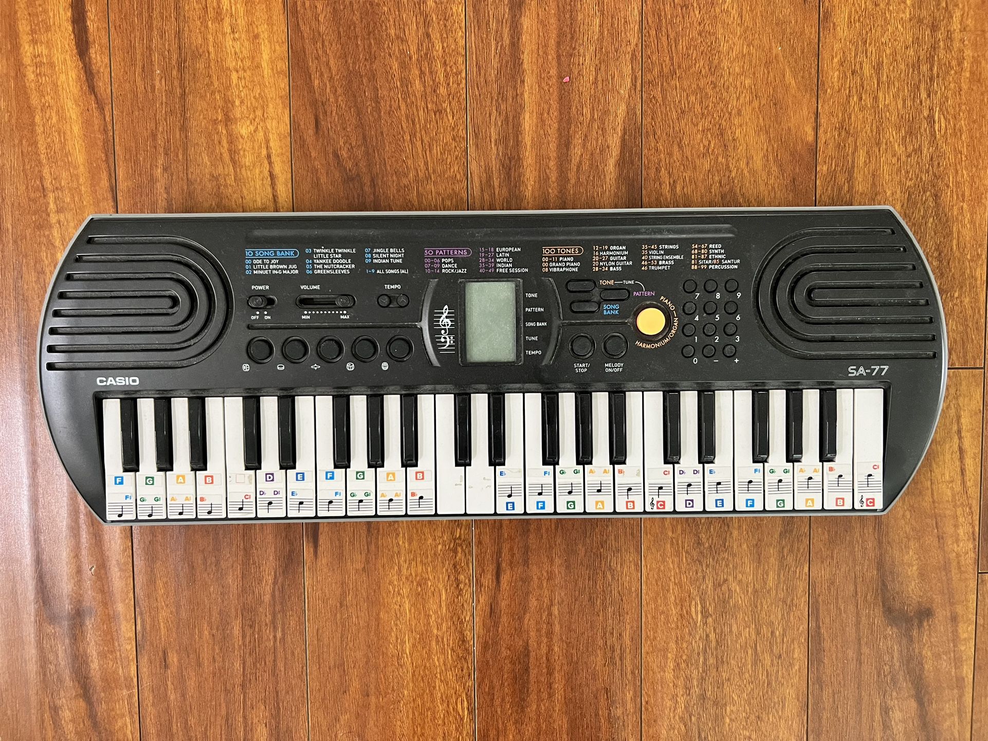 Casio SA-77 Keyboard piano