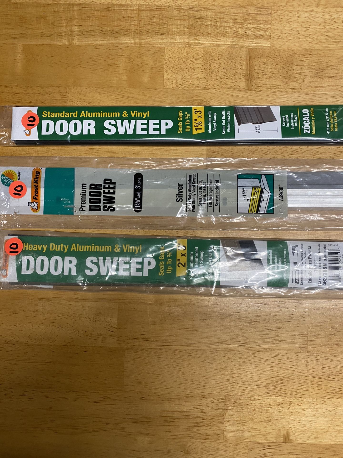 D175 Various “Door Sweeps”