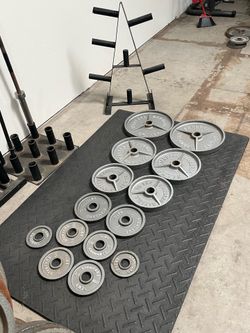 Olympic Weights with Stand