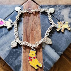 Winnie The Pooh And Friends Charms Bracelet Handmade