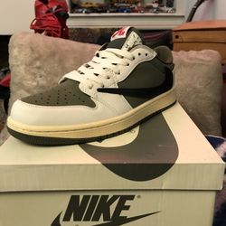 🎅🎅 Jordan 1 Low Travis Scott’s  “ Cactus 🌵 Jacks” Men’s Sz 9  ,☃️☃️