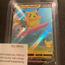 Surfing Pikachu V ‼️ Clean 