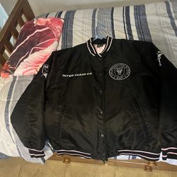 Official MLS Inter Miami Bomber Jacket Size XL