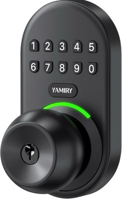 Keypad Smart Door Knob Lock, Yamiry Keyless Entry Digital Lock with Handle