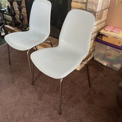two vintage chairs   