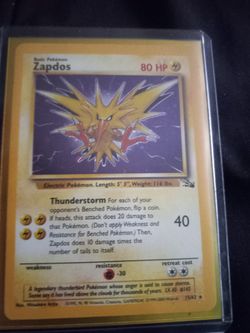 Zapdoes Pokemon Cards 