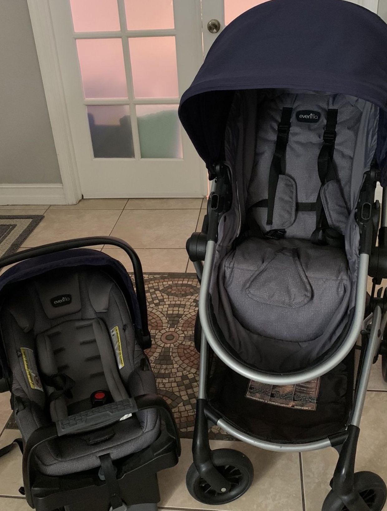 Baby stroller with Car seat