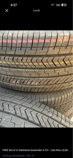 Yokohama  Geolandar X CV  245-70R 18 like  new condition !!