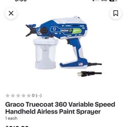 Graco Truecoat 360 Variable Paint Sprayer Neve Used 