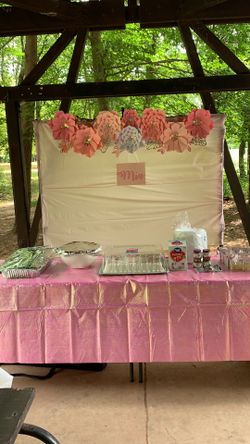 Baby shower flowers -soft pinks & gold 🎀
