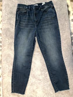 Good American Dark Blue Skinny Jeans size 16 