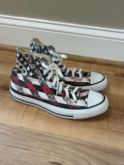 Converse Chuck Taylor All Star 147063F Stars Stripes Women 7 Men 5 NEW American Flag