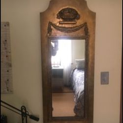 Golden Antique Mirror 