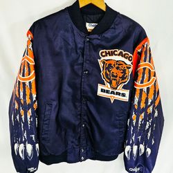 Chicago Bears 1990`s Fanimation Satin Jacket