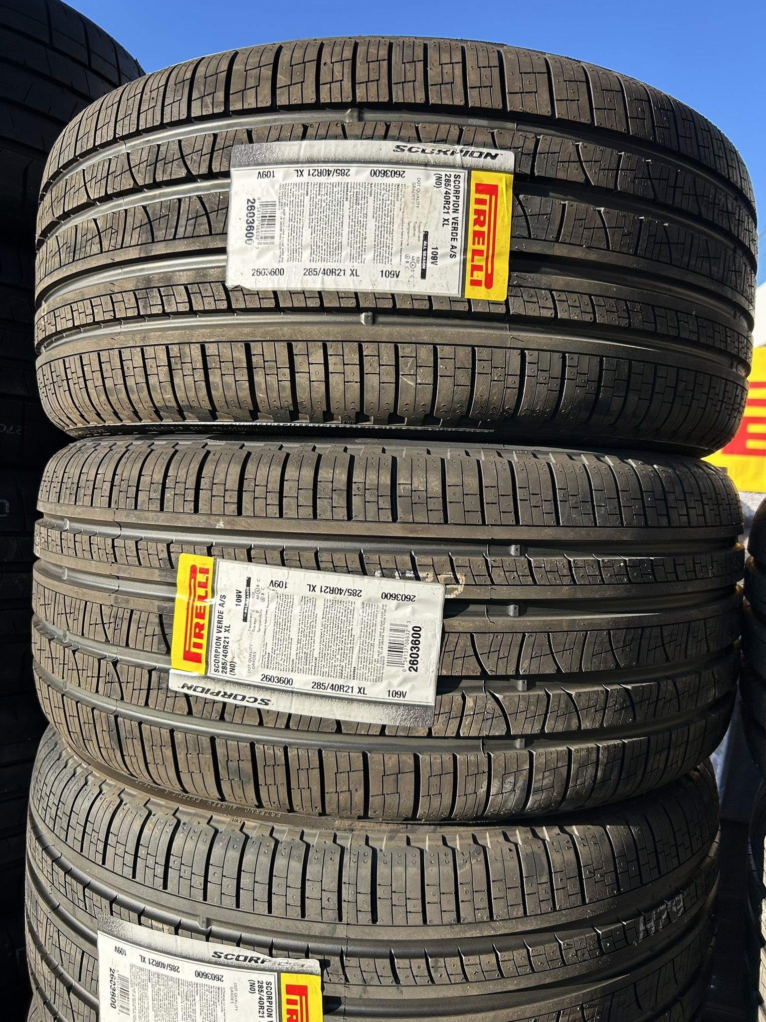 PIRELLI 285/40/21. SCORPION VERDE