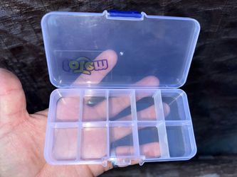 Small Plastic Storage Box with Compartments $1 each