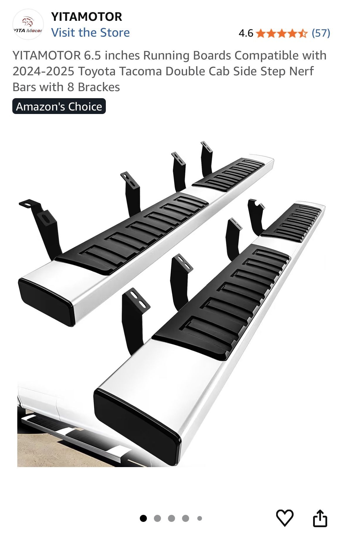 Running Boards For Toyota Tacoma Pickup Truck 