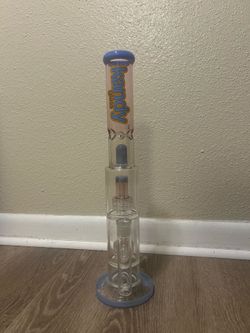 Beautiful Kandy vase pink and blue