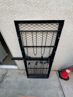Hitch Mounted Mobility Scooter / E-Bike Carrier Rack with Ramp (Fits 2" Hitch)