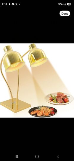 2-Head Food Warming Lamp 500W