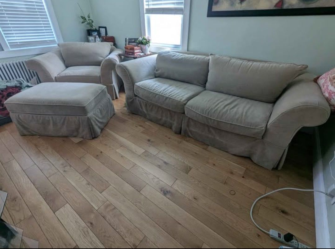 Sofa Chair And Ottoman