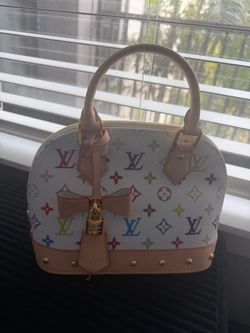LV rainbow handbag