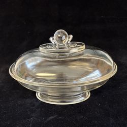 Vintage Glass Compote 
