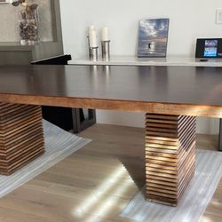 Crate and barrel Paloma dining table