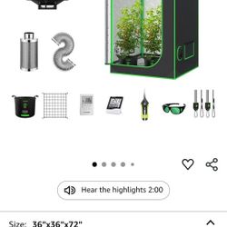 Complete 3x3 Indoor Grow Tent System 