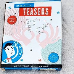Brain Teasers Keep Your Mind Sharp 4 Puzzles Stimulates Logical Thinking new