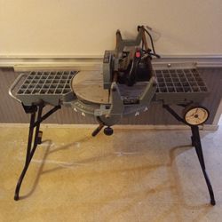 DELTA SAWBUCK PORTABLE SLIDING COMPOUND MITER SAW 